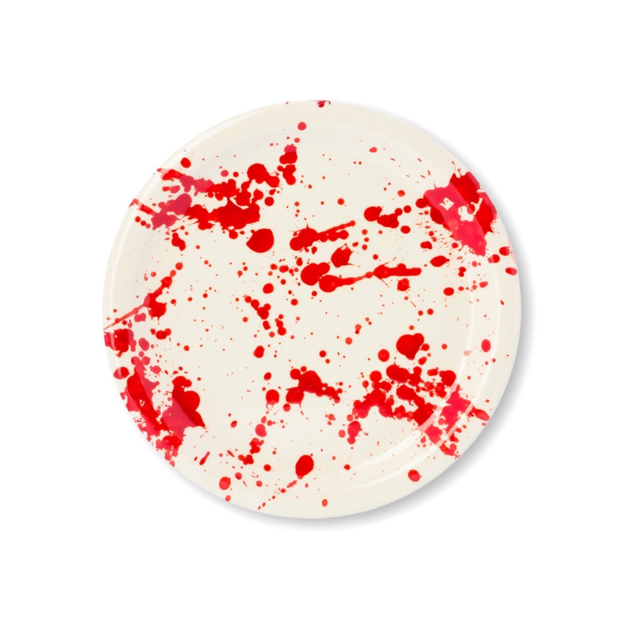 Splash Sidetallerken, Rød