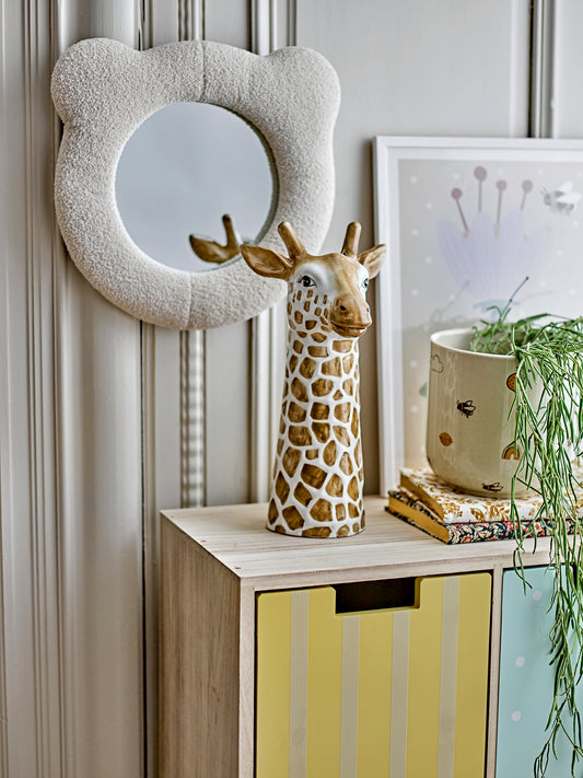 Alazar Deko Vase, Brun, Keramik