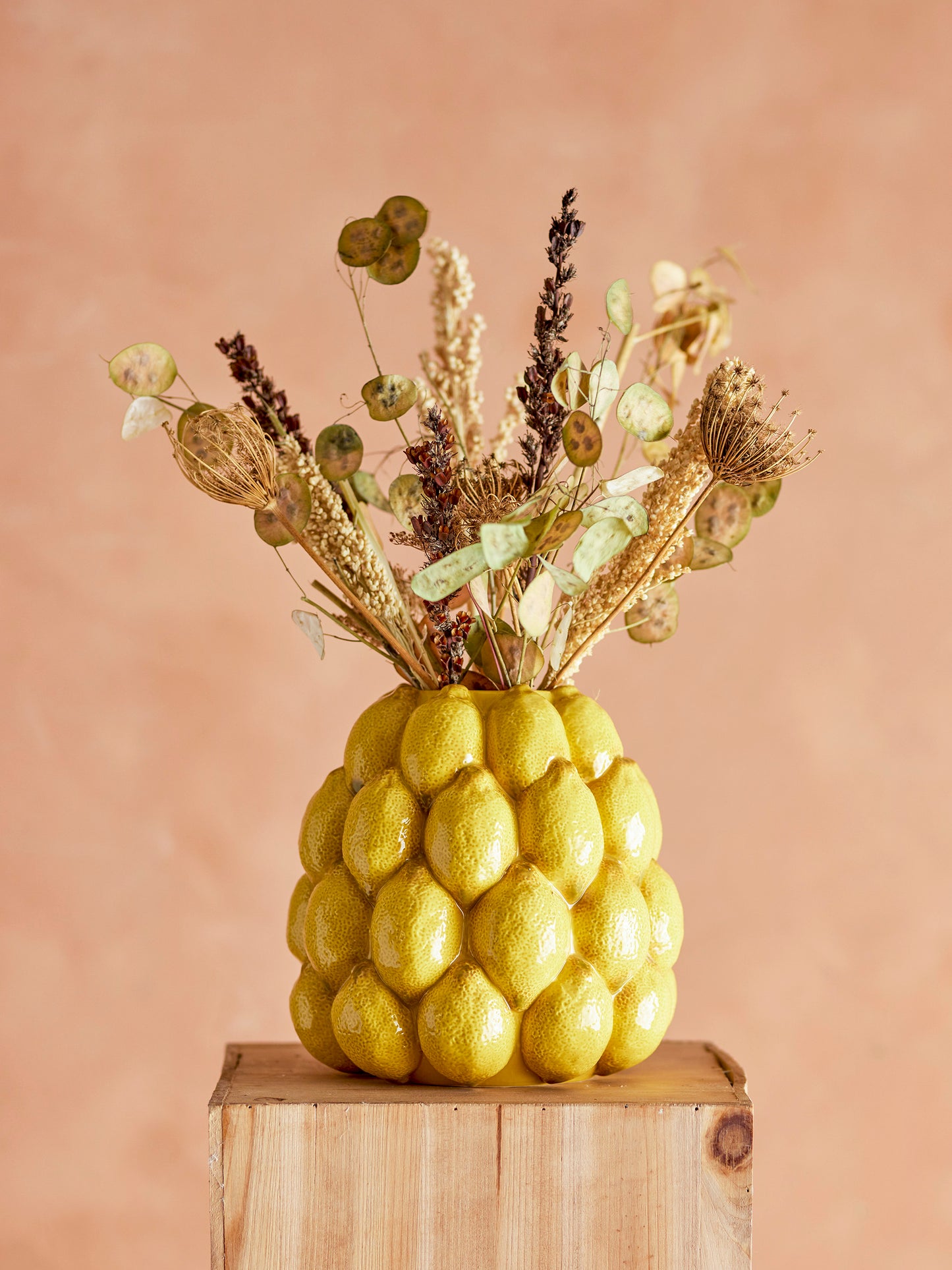 Limone Vase, Gul, Stentøj