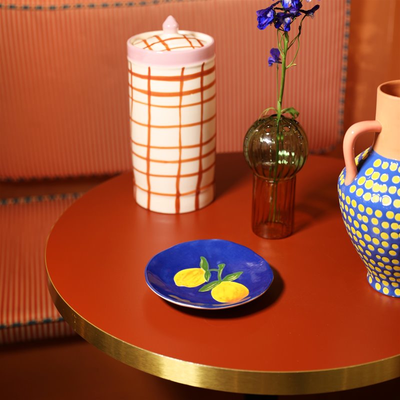 Citron Tallerken sæt af 4