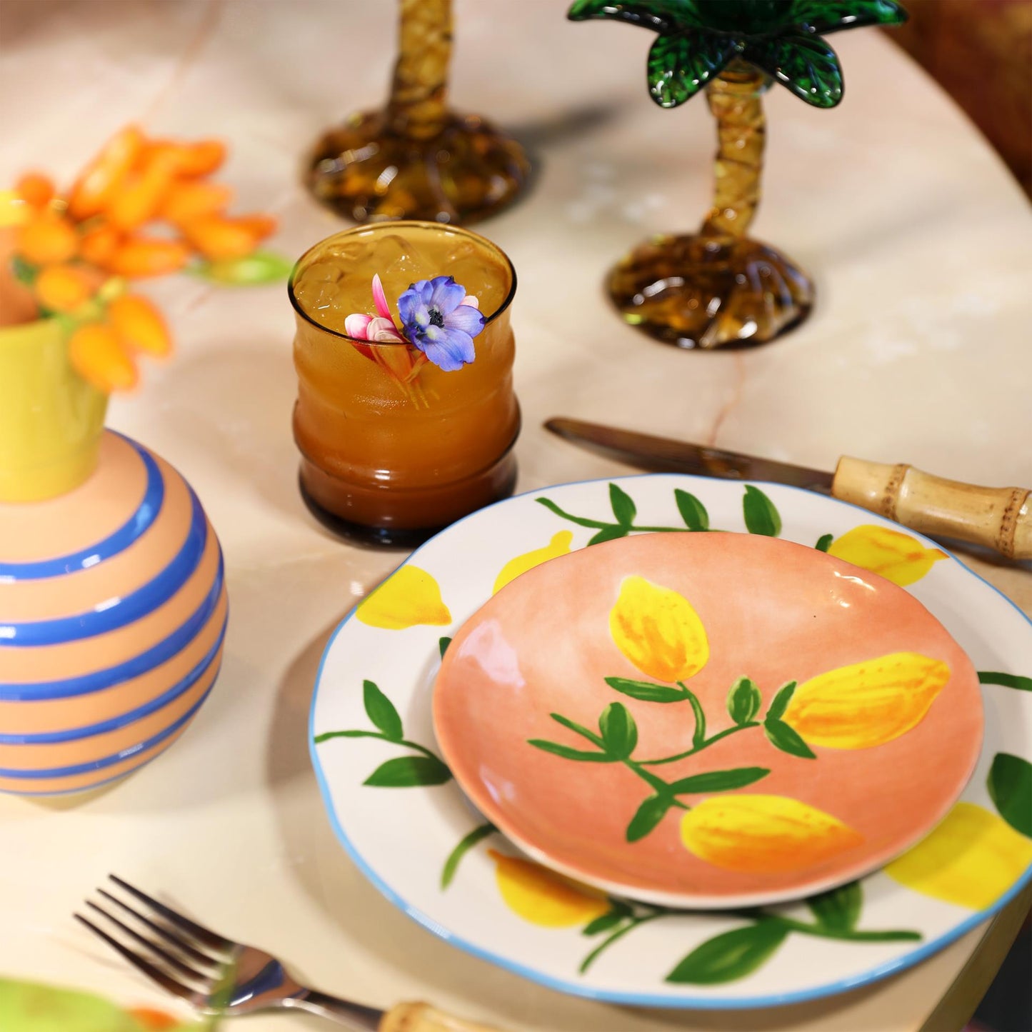 Lemon Tallerken sæt af 4