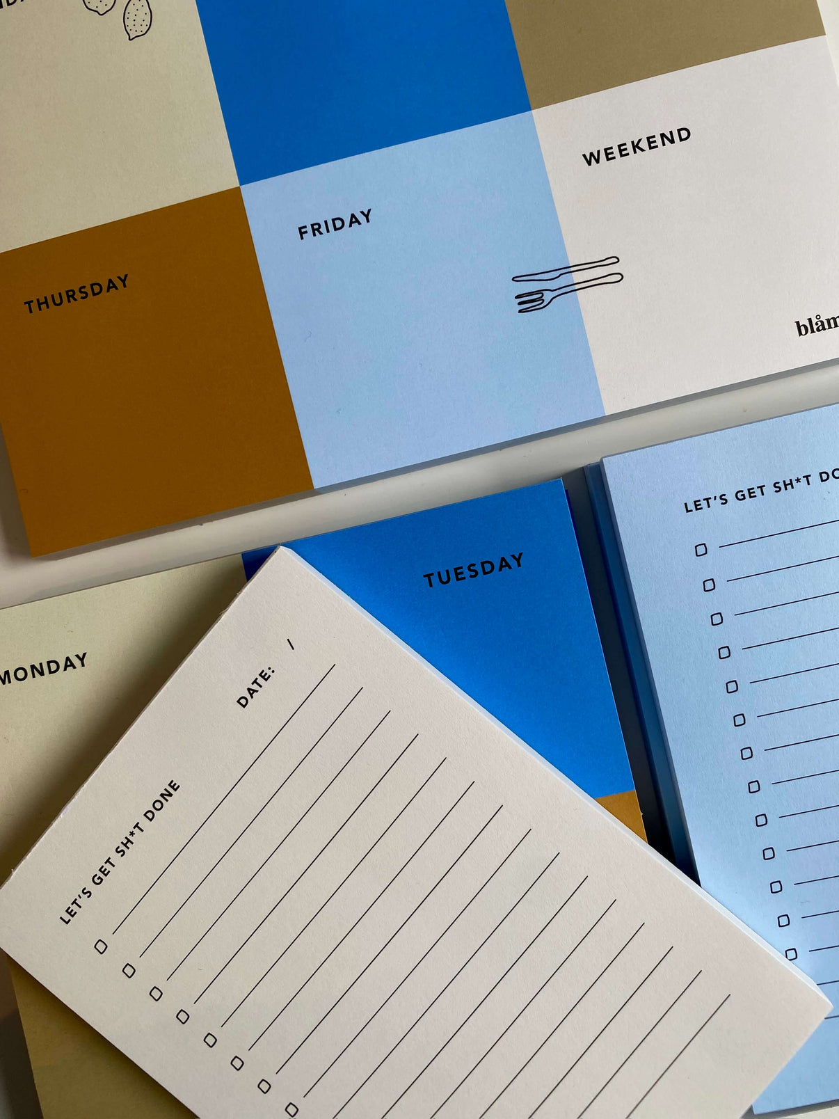 Blåmst Madplan / A5