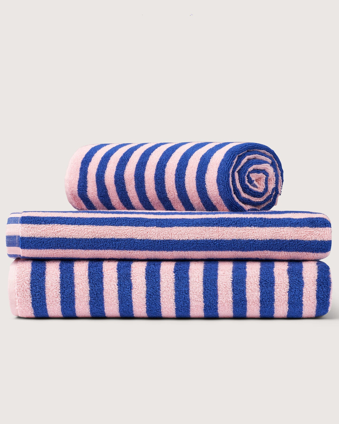 Naram håndklæde, blå/rose