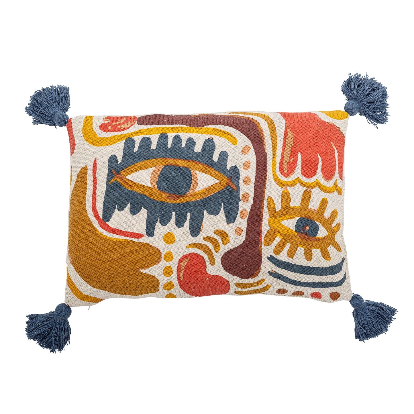 Horus Pude, Orange, Genanvendt Bomuld
