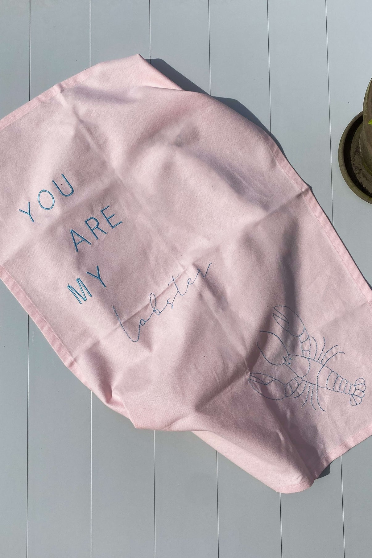 Blåmst "You Are My Lobster" Viskestykke