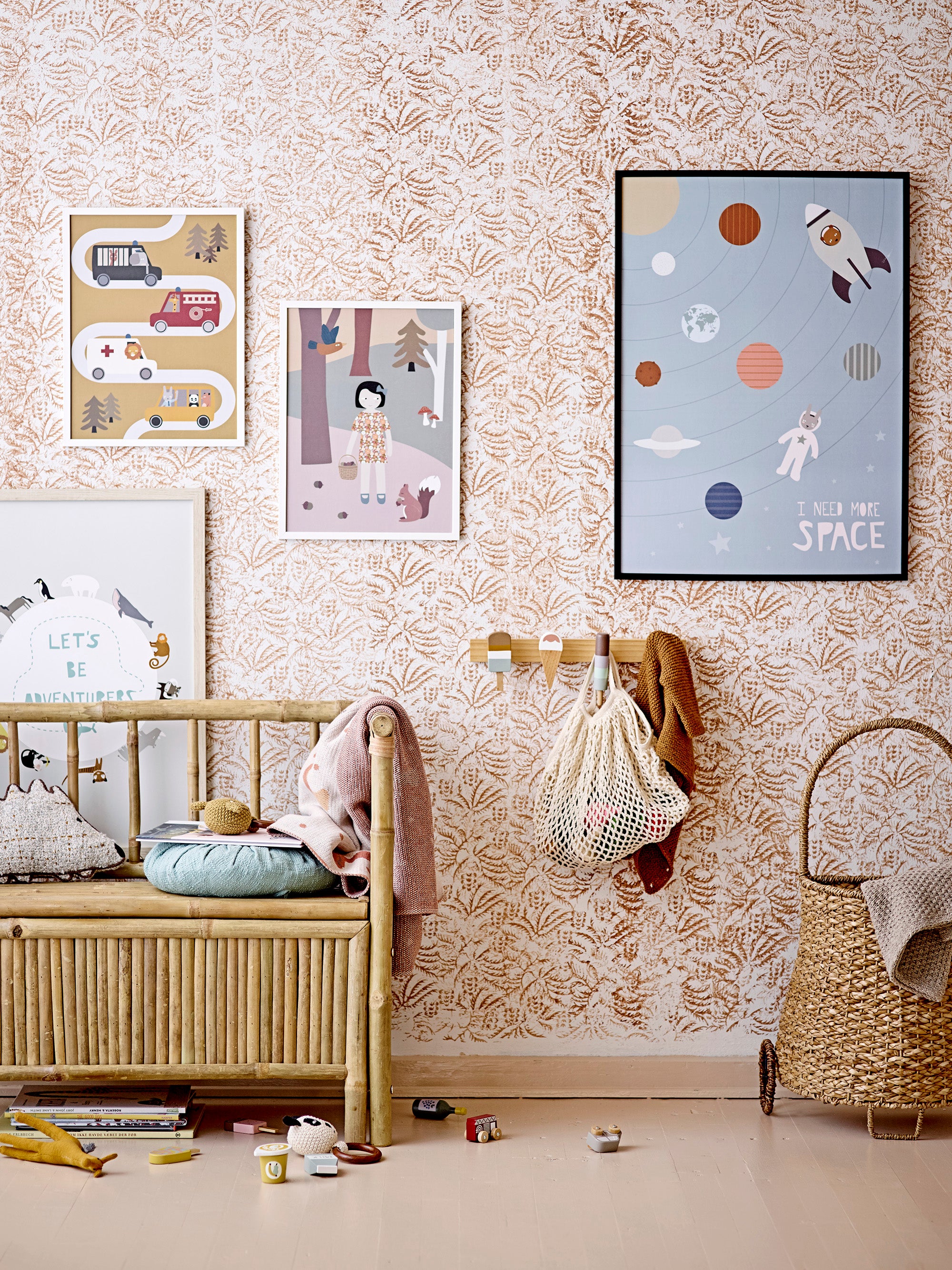 Zyon Knagerække, Brun, FSC®100%, Beech