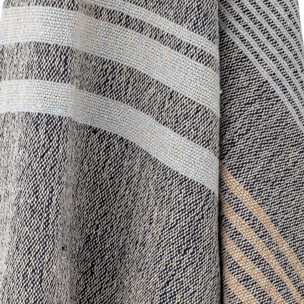 Ferrara Plaid, Blå, Genanvendt Bomuld