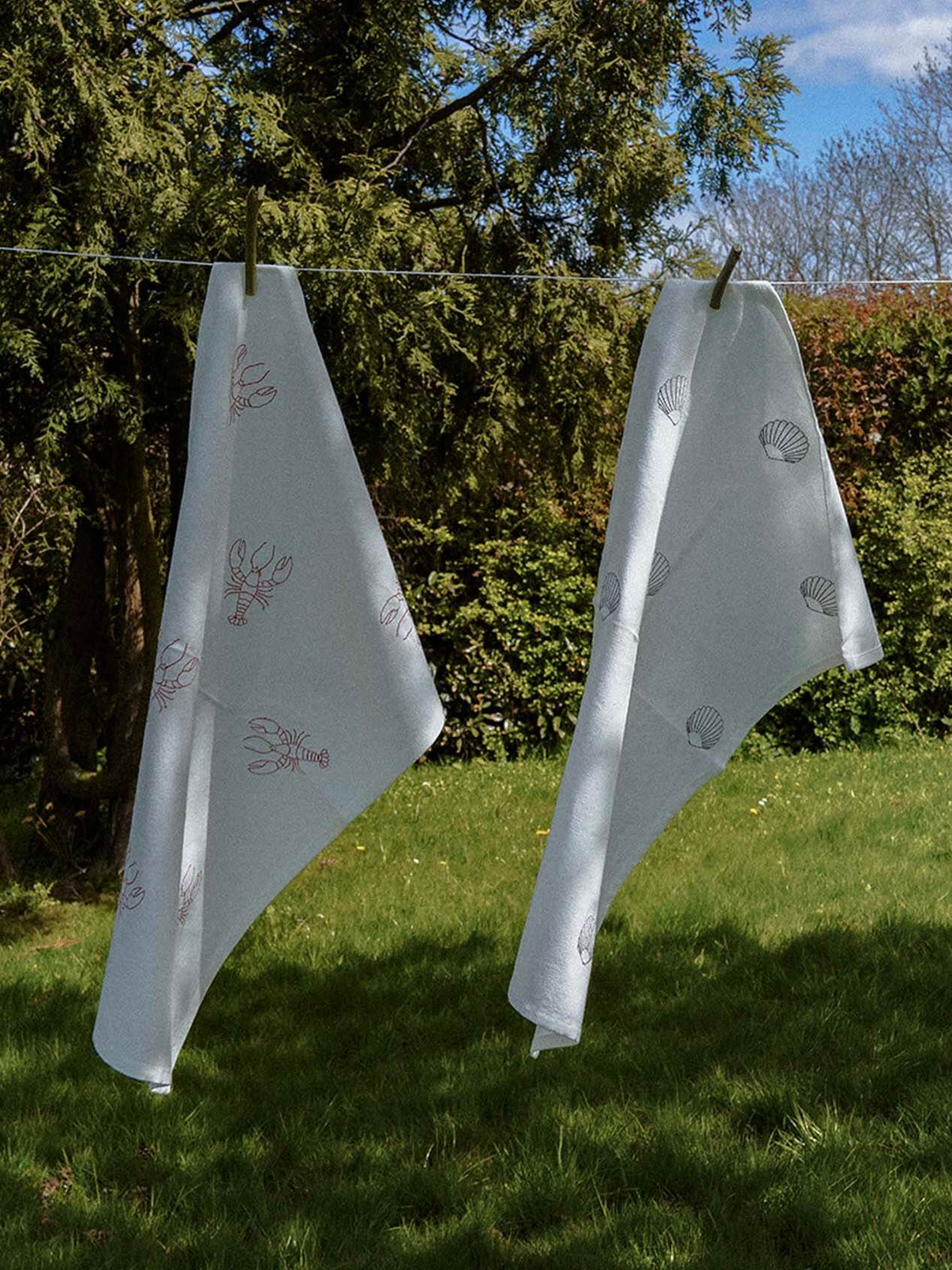 Blåmst Hummer Viskestykke