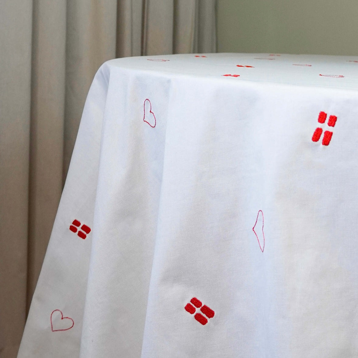 Blåmst Celebration dug - Rund