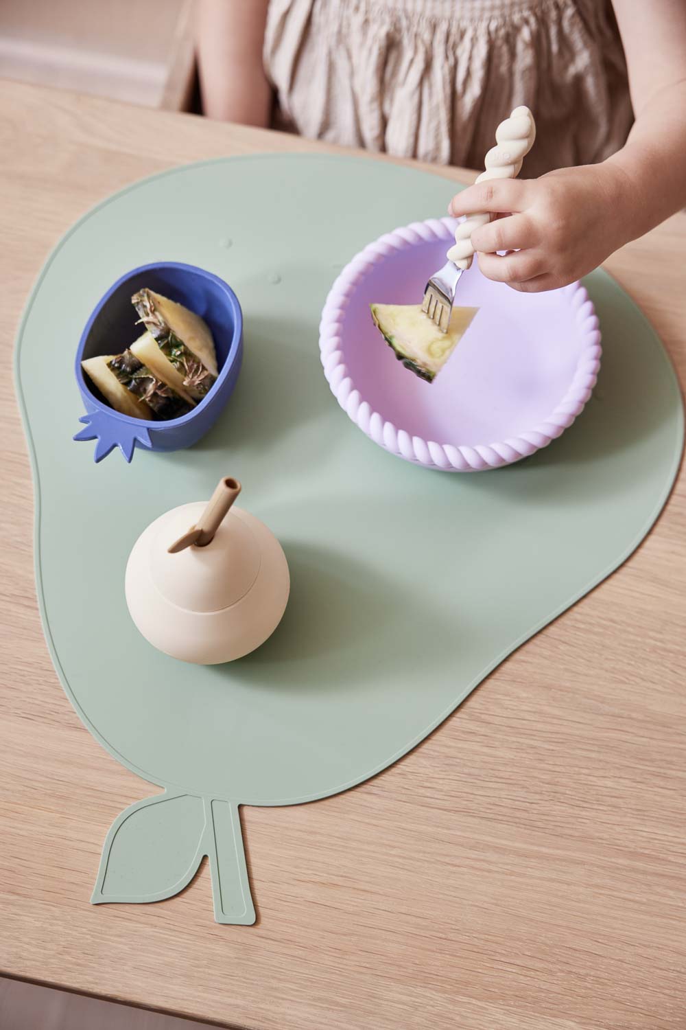 Mellow Tallerken & Skål Caramel/Lavendel