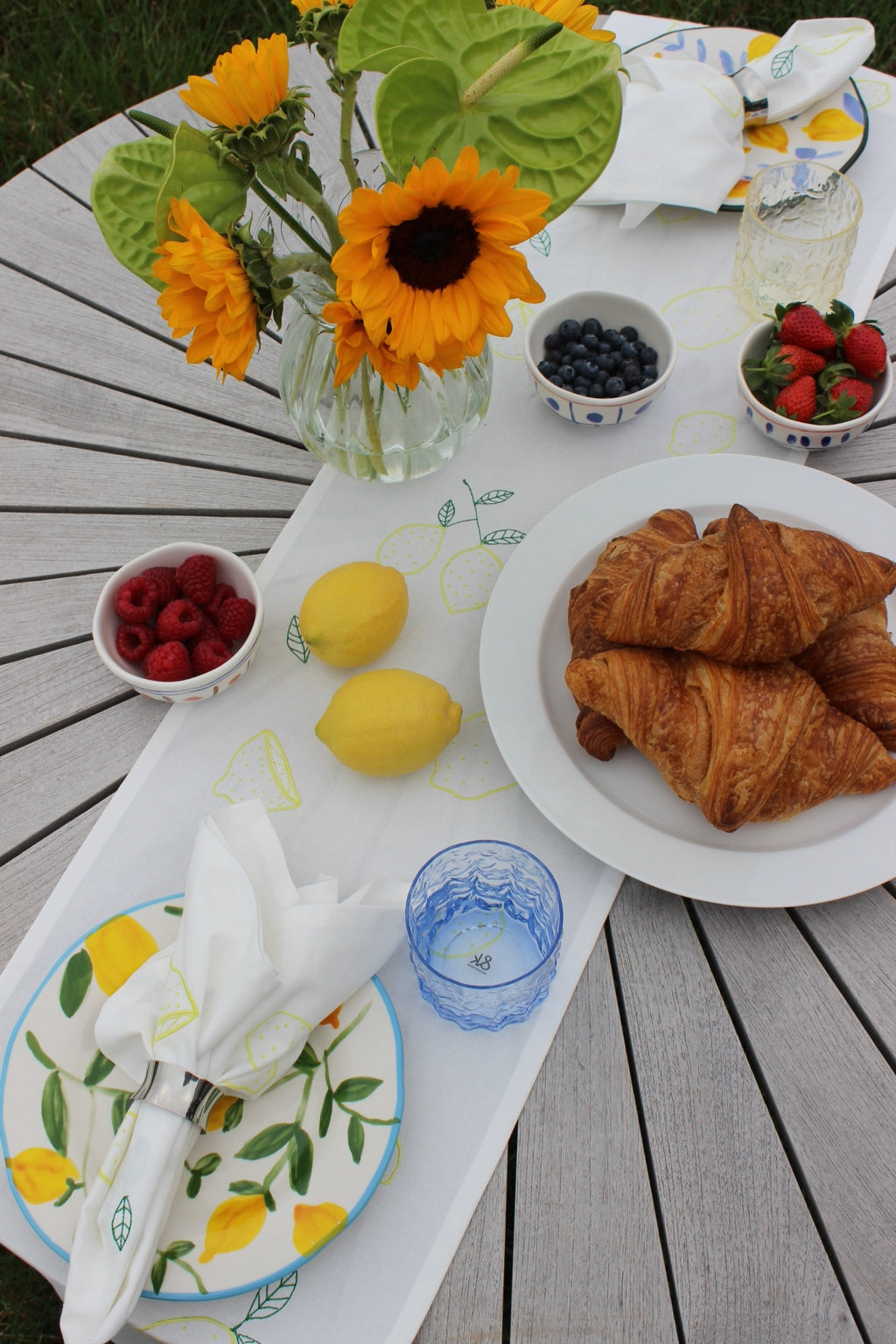 Lemons Stofservietter (2-pak) - Summer Edition