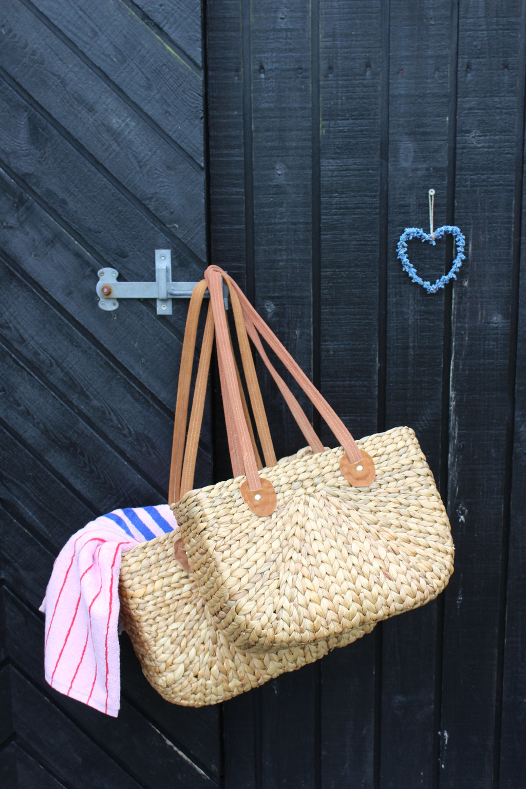 Flettaske Halvrund m. Grovflet