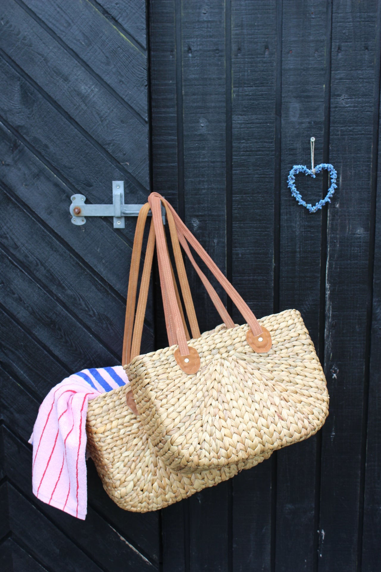 Flettaske Halvrund m. Grovflet