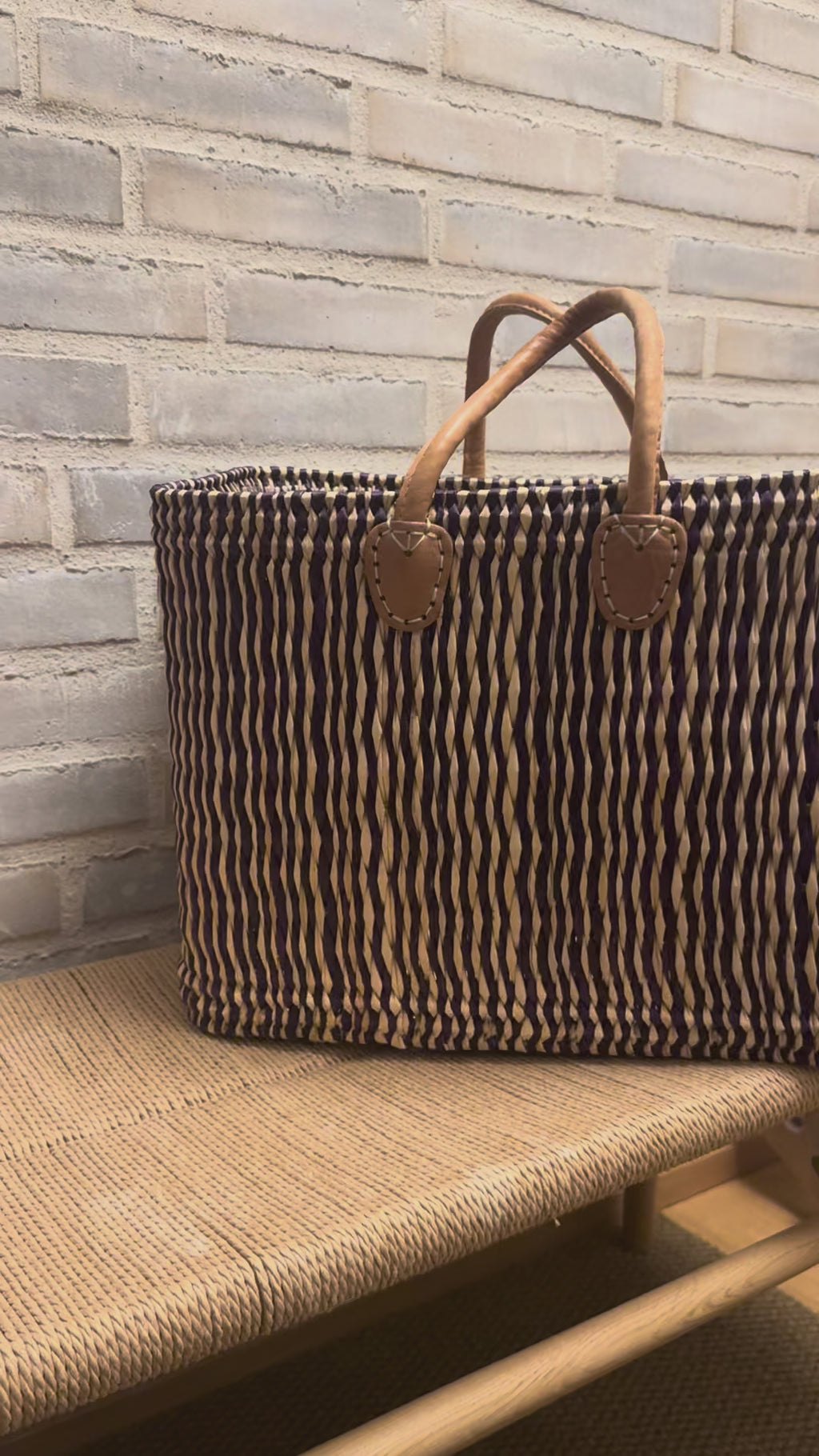 Flettaske Rektangulær Blå